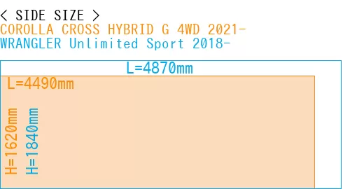 #COROLLA CROSS HYBRID G 4WD 2021- + WRANGLER Unlimited Sport 2018-